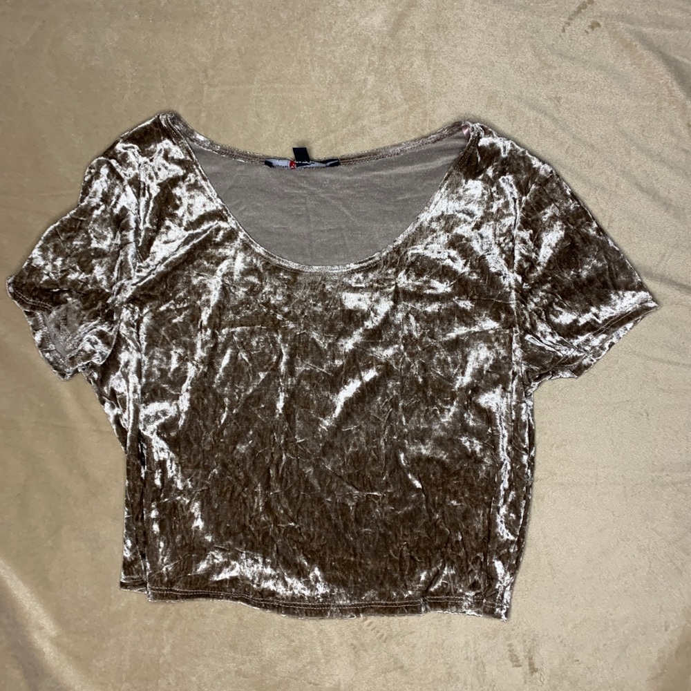 Velvet crop top!